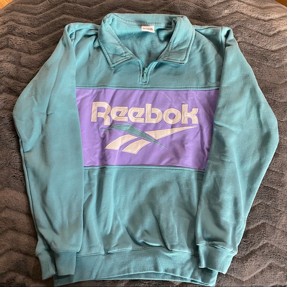 Reebok quarter zip hoodie